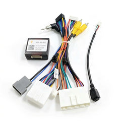 Câble autoradio avec boîtier CANBUS pour Nissan – 20 broches, avec adaptateurs USB, FM et RCA 