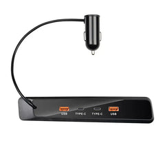 Audi Q5 / Q5 Sportback 2018-2024 USB-C Hub og Hurtigoplader Adapter – QC3.0 Splitter