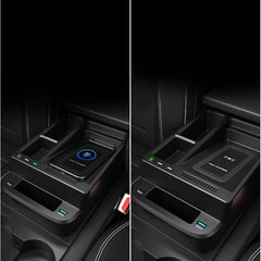 Honda CR-V 2017-2022 Chargeur sans fil avec rangement d’accoudoir et charge rapide 15W 