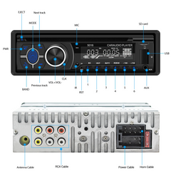 1 DIN bilradio med indbygget CD-afspiller, Bluetooth, FM/AM, USB, SD og AUX