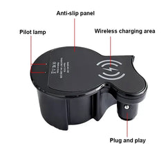Audi A8 2011-2024 chargeur sans fil pour smartphone avec charge rapide 15 W 