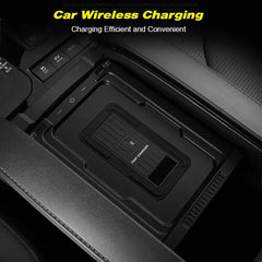 Toyota Kluger / Highlander 2022-2023 Trådløs Mobiloplader med Hurtig Qi-Opladning