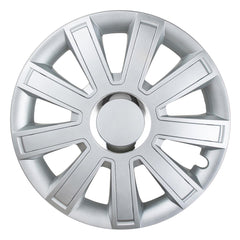 Enjoliveur de roue Leoplast FLASH argenté pour jante en tôle 16 pouces