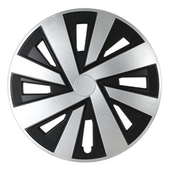 Enjoliveur PLUTON 15 pouces argent et noir