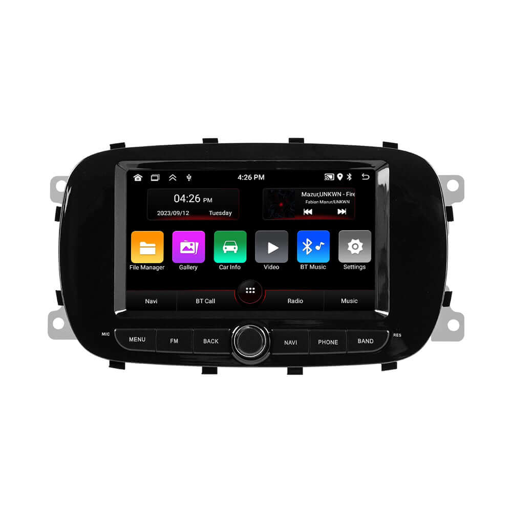 Fiat 500X 14-20 - Radio 7" avec Apple CarPlay et Android Auto – Carmediaeurope.com