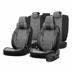 Housses de siège universelles OTOM VOYAGER 102 SMOKED 3-ZIP