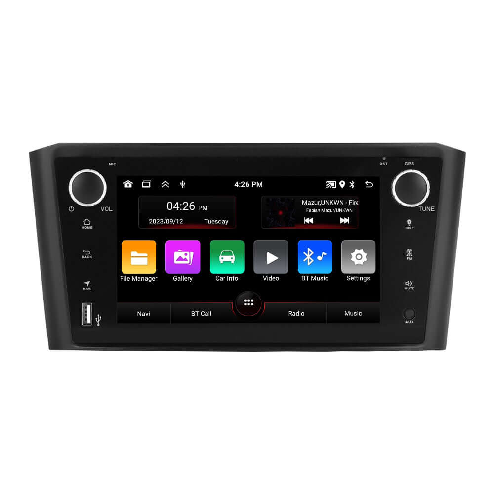 Toyota Avensis 02-08 – 7" Radio m. Apple CarPlay og Android Auto med moderne touchskærm og funktioner