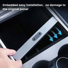 Hub USB pour Tesla Model 3/Y (2021–2023) avec installation facile et protection du panneau d’origine.