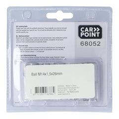 Boulons de roue antivol Carpoint M14x1,5x26 mm à portée sphérique D 