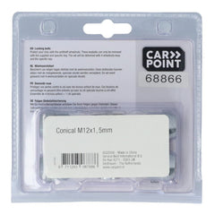 Écrous antivol de roue Carpoint M12x1,5 F sphère 