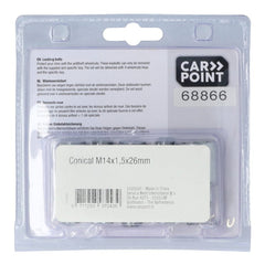 Boulons antivol de roue Carpoint M14x1,5x26 mm G coniques 