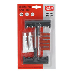 Kit de réparation de pneus Carpoint, 9 pièces 
