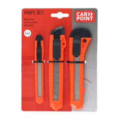 Jeu de couteaux Carpoint, 3 pièces 