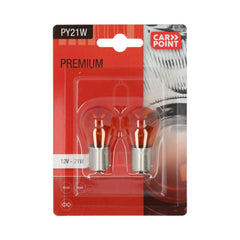 Ampoules auto premium Carpoint 12V PY21W – lot de 2 