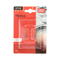 Ampoules auto premium Carpoint 12V WY5W 2 pcs 