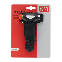 Marteau brise-vitre Carpoint, noir 