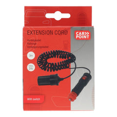 Rallonge Carpoint 12 V, 250 cm, 5 A, avec interrupteur marche/arrêt 