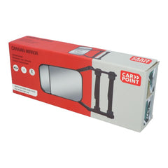 Rétroviseur de caravane Carpoint Luxe avec verre plat + miroir d’angle mort 