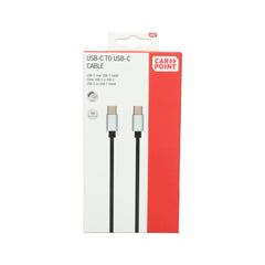 Câble USB-C vers USB-C Carpoint, 1 mètre 