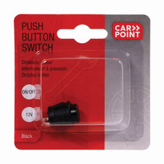 Interrupteur à bouton-poussoir Carpoint, noir, 12 V, 20 A 
