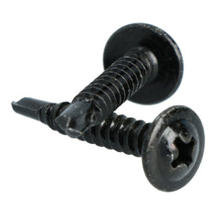 Vis autoforeuses Carpoint noires, Ø 4 mm, 25 mm, 100 pièces 