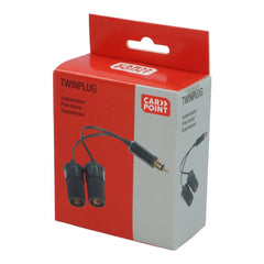 Prise double 2 voies Carpoint ISO 4165 2x12/24V 