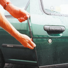 Protections de portières Carpoint noires, 2 x 60 cm 