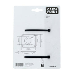 Œillet d’arrimage encastré Carpoint 35 mm 