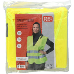 Pack combiné de gilets de sécurité Carpoint : 2 x Small + 2 x Extra Large 