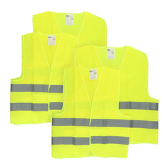 Pack combiné de gilets de sécurité Carpoint : 2 x Small + 2 x Extra Large 