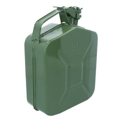 Bidon de carburant Carpoint 5 litres en métal vert, homologué UN 