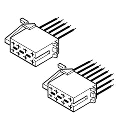 Câble adaptateur ISO Carpoint (mâle) pour autoradio – alimentation et haut-parleurs 