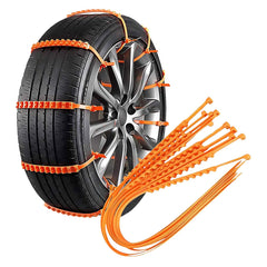 Sangles antidérapantes universelles pour pneus 920 mm – lot de 10 pour neige, verglas et routes glissantes 