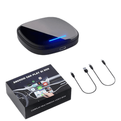 <h2>AI Box pour BMW – Apple CarPlay et Android Auto sans fil avec pack et câbles</h2>