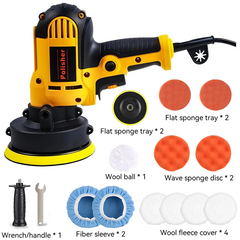 Polisseuse rotative 700 W 5" – Vitesse variable 0-3600 tr/min 