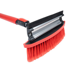 Brosse à neige télescopique avec grattoir à glace et raclette en caoutchouc – 98–134 cm 