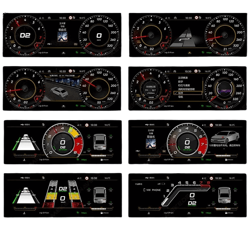 BMW 5/6-serie 03-10 - 12,3" Digitaal instrumentenpaneel – Carmediaeurope.com