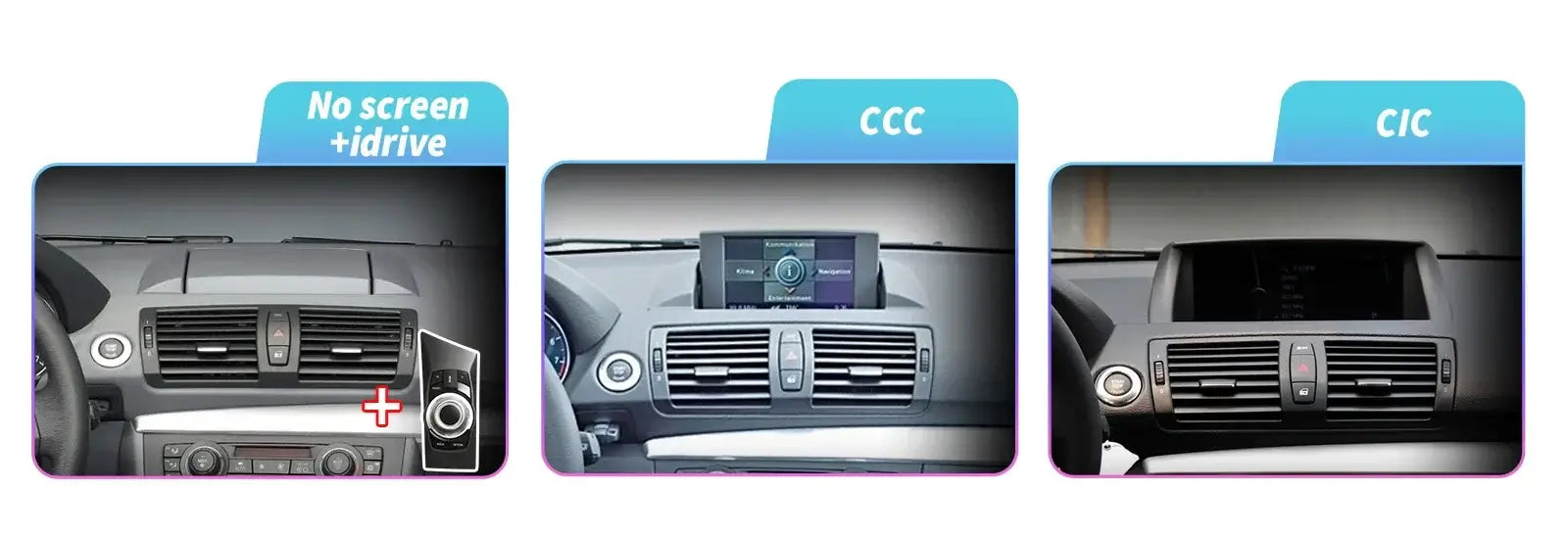 BMW 1-serie 05-12 - 10,25" radio met Apple CarPlay en Android Auto – Carmediaeurope.com