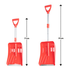 Pelle à neige télescopique pour voiture – 71–91 cm avec lame en aluminium 