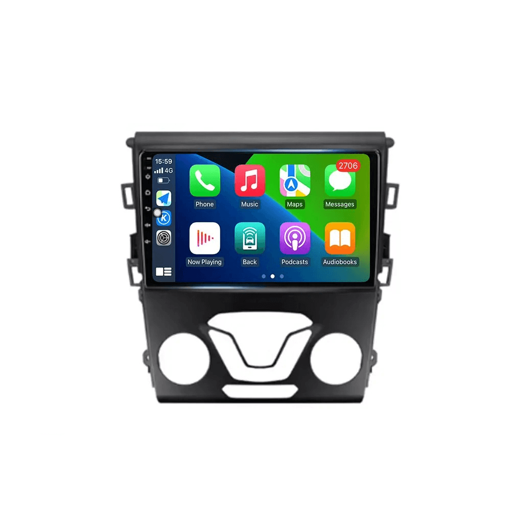Ford Mondeo 13-19 - autoradio 9" avec Apple CarPlay et Android Auto, grand écran tactile et fonctions modernes.