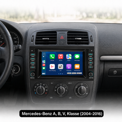 Mercedes-Benz A-Klasse, B-Klasse, V-Klasse, Sprinter 04-16 - autoradio 8" avec Apple CarPlay et Android Auto 
