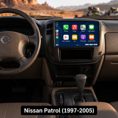 Nissan Patrol 1997-2005 - Autoradio 9" avec Apple CarPlay et Android Auto 