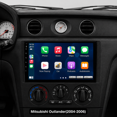 Mitsubishi Outlander 2004-2006 - autoradio 9" avec Apple CarPlay et Android Auto 