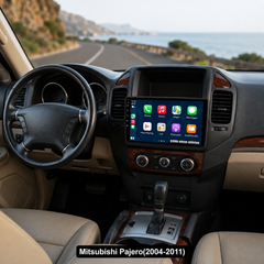 Mitsubishi Pajero 2004-2011 - autoradio 9" avec Apple CarPlay et Android Auto 