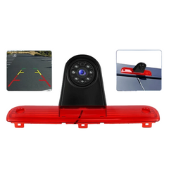 Caméra de recul pour Fiat Ducato & Peugeot Boxer (2006-2018) avec feu stop et écran pour la vision arrière.