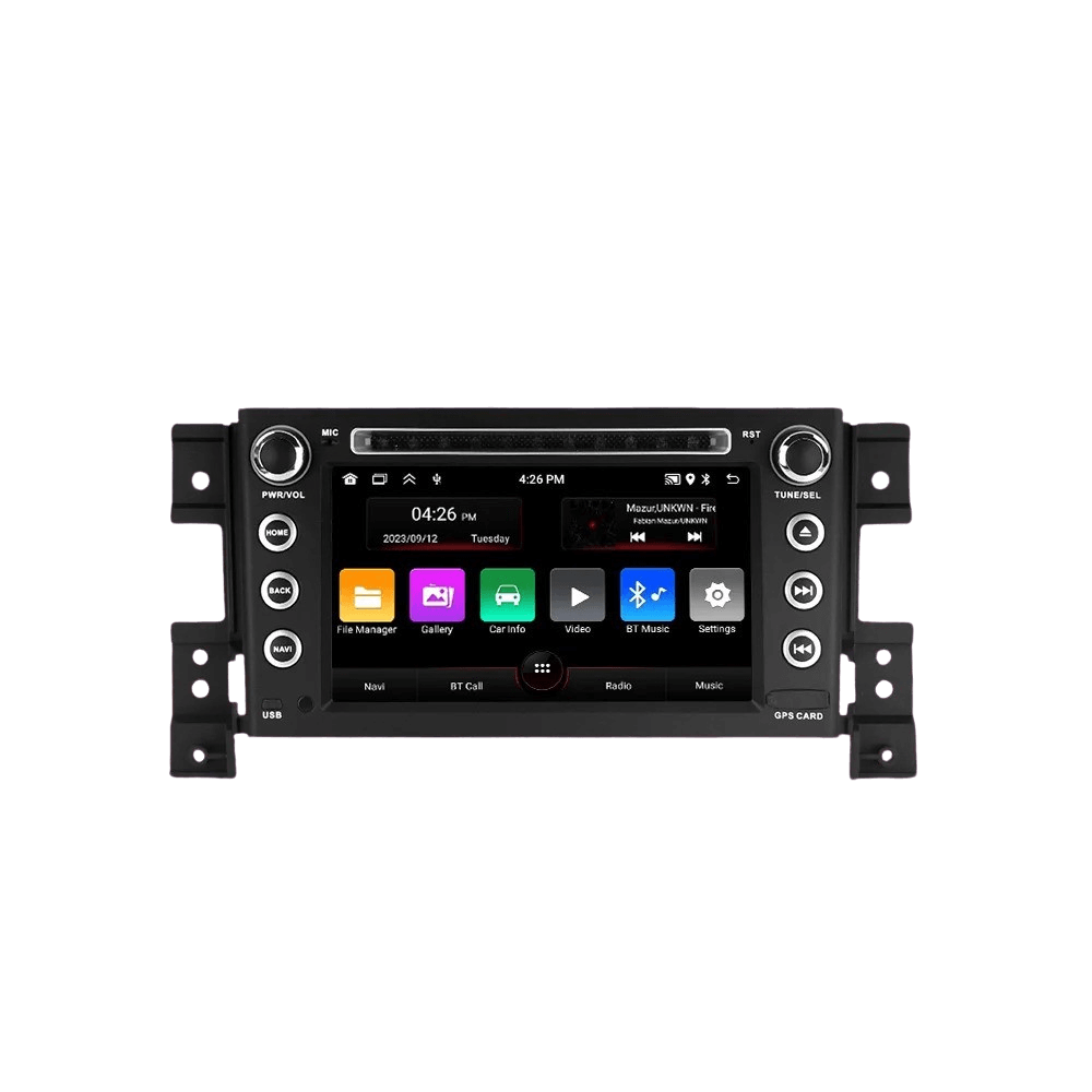 Suzuki Grand Vitara 05-15 - autoradio 7" avec Apple CarPlay et Android Auto, écran tactile et boutons physiques