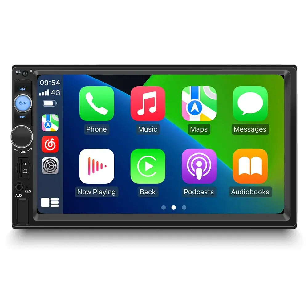 Universel - autoradio 2-DIN 7" avec Apple CarPlay et Android Auto (câble) – Carmediaeurope.com