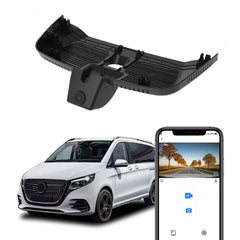Dashcam 4K discrète pour Mercedes-Benz V-Klasse (Facelift), EQV, Vito & eVito (2024–2025) 