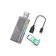 Adaptateur sans fil CarPlay & Android Auto – dongle USB pour CarPlay filaire OEM 