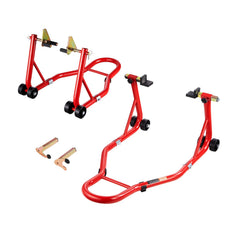 <h2>Kit de béquilles de moto – lève-roue avant et arrière 385 kg</h2> 